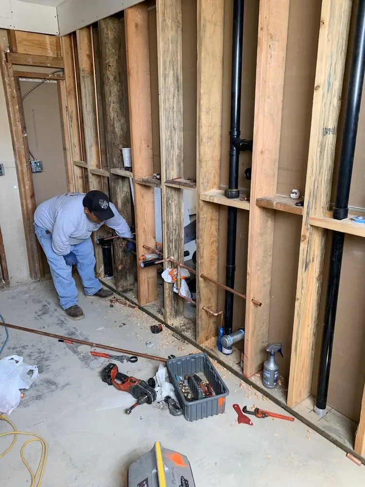 Commercial rough-in plumbing for Water Heater Replacement in Maple Grove